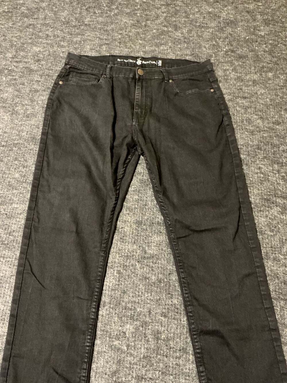 Beverly Hills Polo Club Jeans Mens Size 38x32 Black Denim Pants